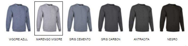 Sudadera cuello redondo