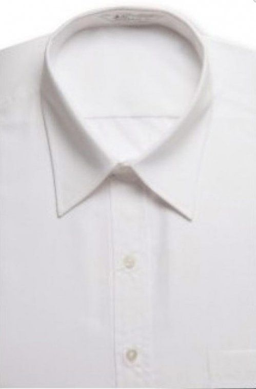 Camisa blanca manga corta